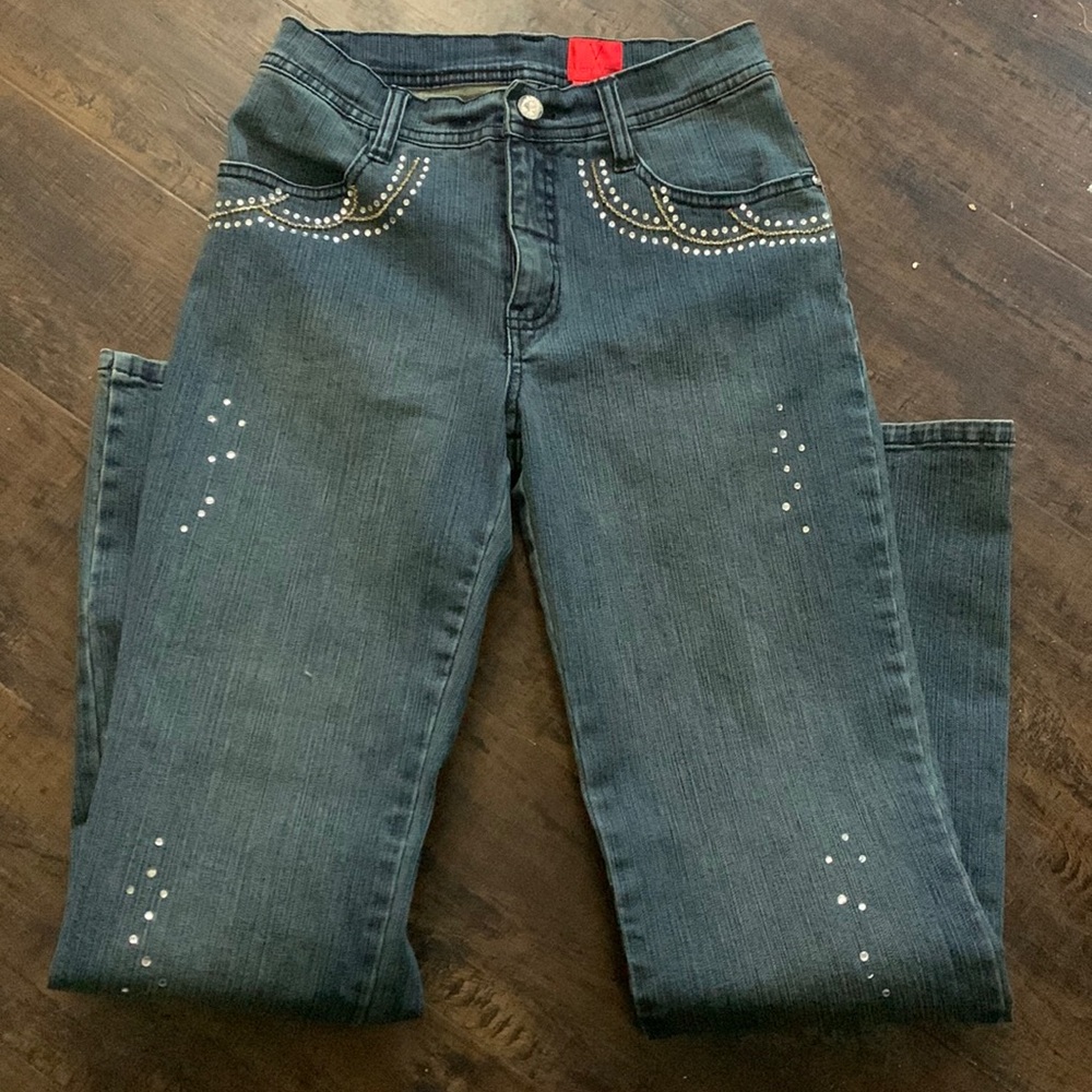 Very Vera rhinestone studded jeans (2P)
